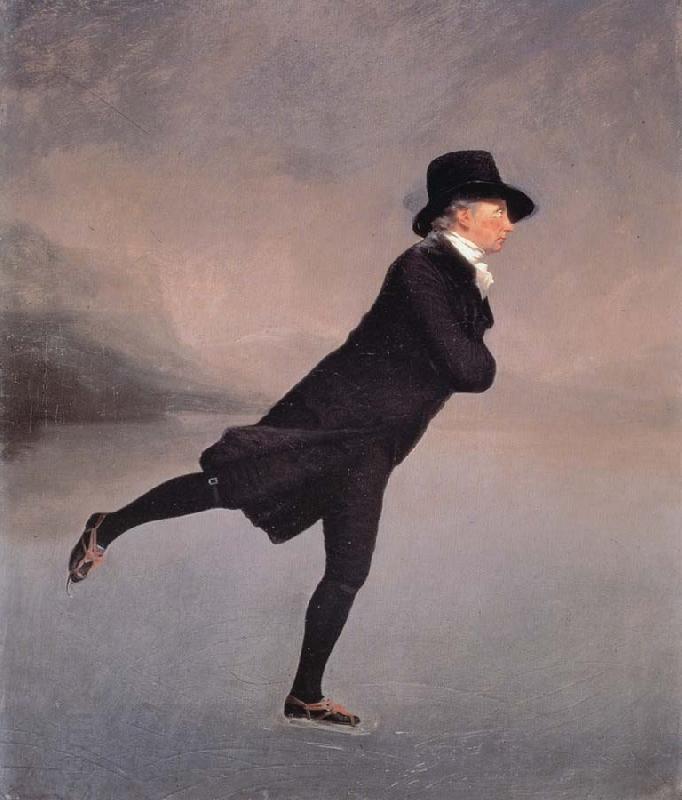 RAEBURN, Sir Henry Reverend Robert Walker Skating on Duddin oil painting picture